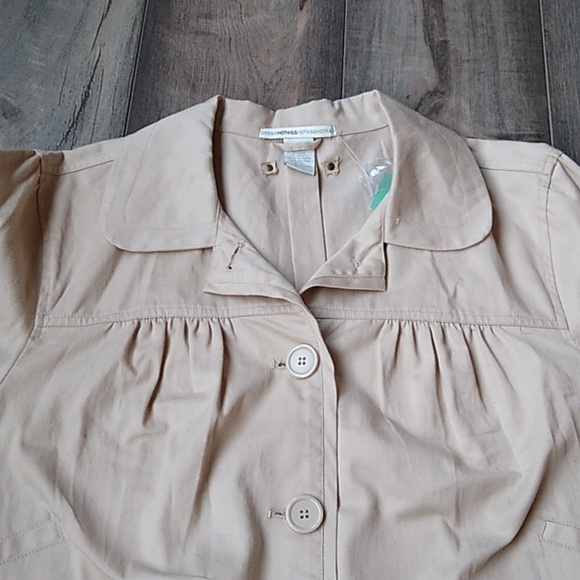 HOT KISS JACKET/BLAZER PLUS SIZE 2 TAN/KHAKI COLOR - Picture 5 of 16